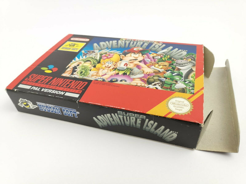 Super Nintendo Spiel " Super Adventure Island " Snes | Ovp | Pal | Cib |