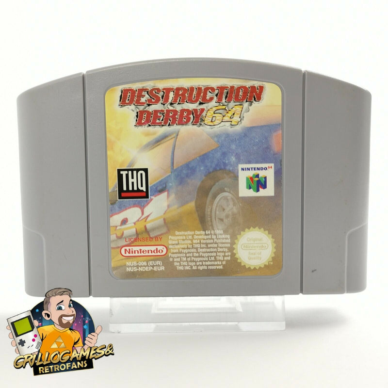Nintendo 64 Spiel " Destruction Derby 64 " N64 N 64 | Modul Cartridge | PAL EUR
