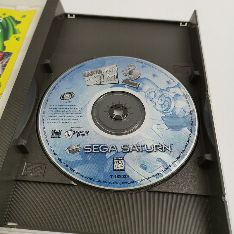 Sega Saturn game "EarthWorm Jim 2" SegaSaturn OVP | NTSC-U/C USA Earth Worm
