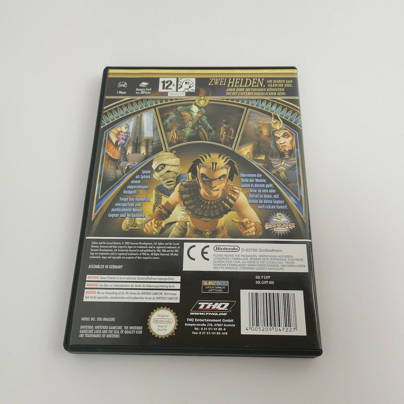 Nintendo Gamecube game "Sphinx and the Cursed Mummy" GC | Original packaging | Pal