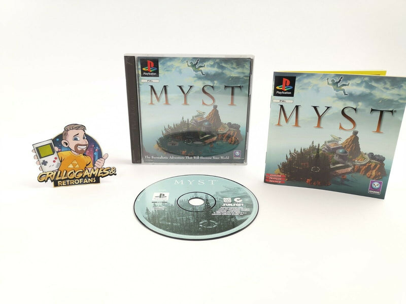 Sony Playstation 1 game "Myst" Pal | Original packaging | Ps1 | Psx