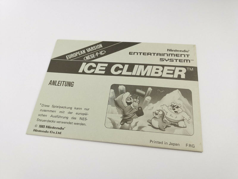 Nintendo Entertainment System Spiel " Ice Climber " NES | OVP | PAL EEC