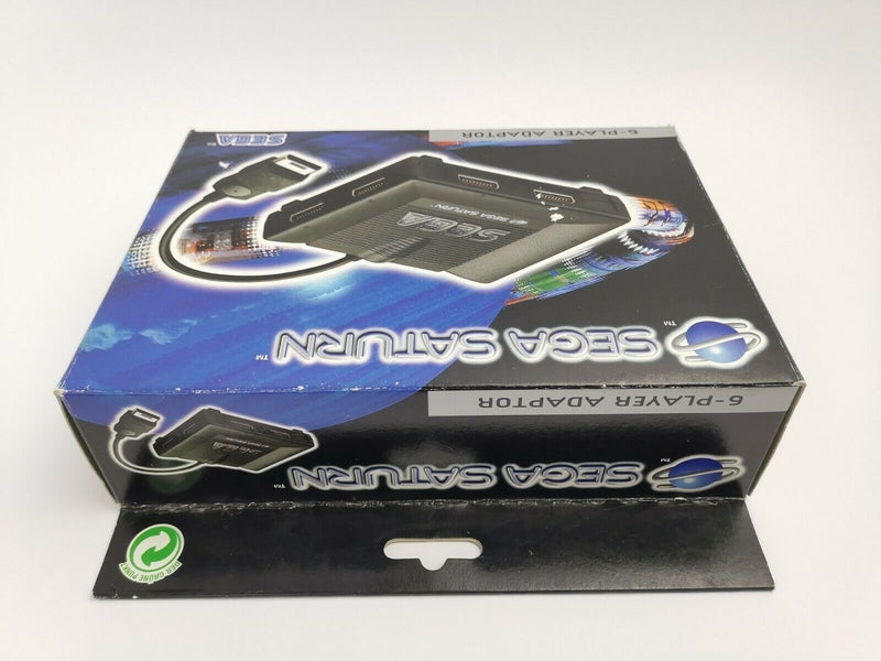 Sega Saturn Zubehör Controller Adapter Multitap " 6-Player Adaptor " Pal | Ovp *