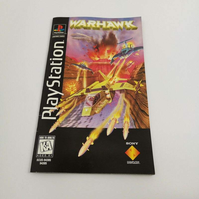 Sony Playstation 1 Spiel " Warhawk " Ps1 PsX | OVP Longbox | NTSC-U/C USA