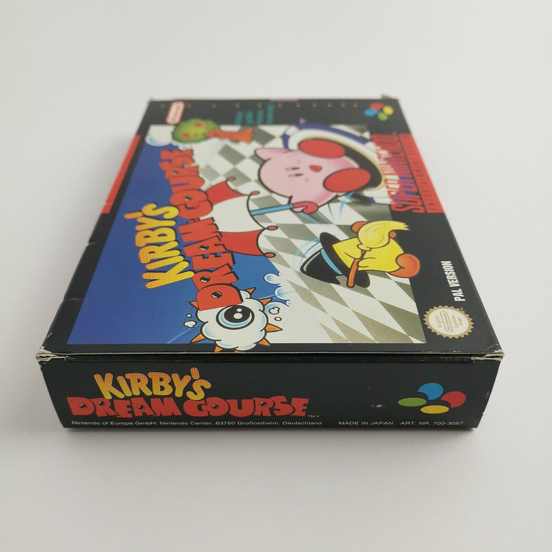 Super Nintendo game "Kirby's Dream Course" SNES | Original packaging | PAL version NOE