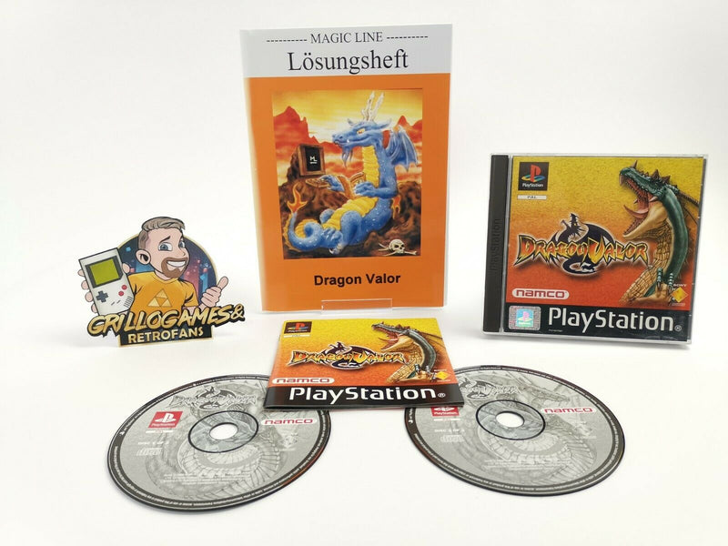 Sony Playstation 1 " Dragon Valor & Magic Line Lösungsheft " Dragonvalor | Ps1