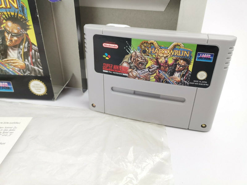 Super Nintendo game "Shadowrun" | Snes | Original packaging | Pal | CIB