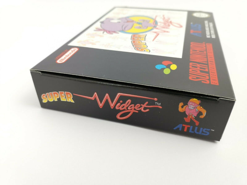 Super Nintendo Spiel " Super Widget " Snes | Ovp | Pal | CIB * Neu