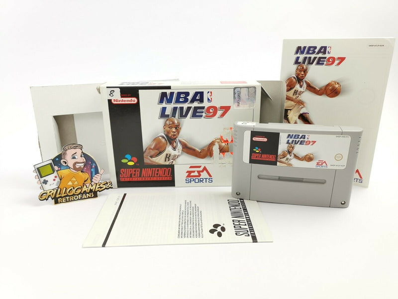 Super Nintendo Spiel " NBA Live 97 " SNES | Ovp | Pal | EUR Basketball