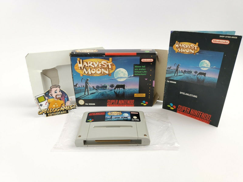 Super Nintendo game "Harvest Moon" SNES | Original packaging | PAL NNOE