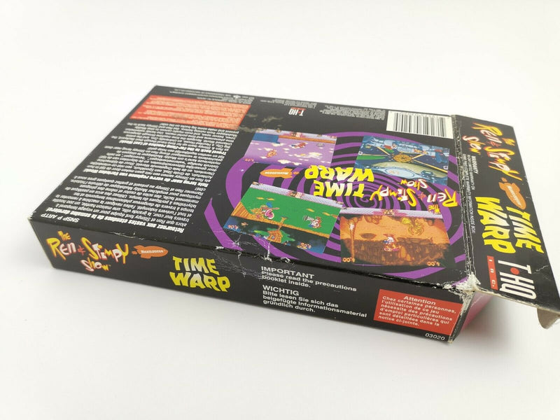Super Nintendo Game "The Ren &amp; Stimpy Show Time Warp" Snes | Original packaging | Pal | CIB