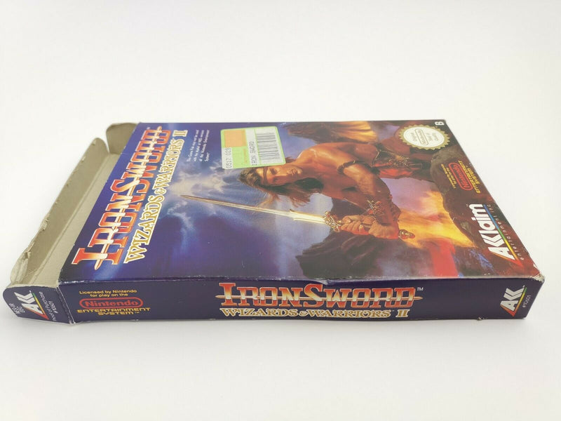 Nintendo Entertainment System game "Iron Sword Wizards &amp; Warriors II 2" NES