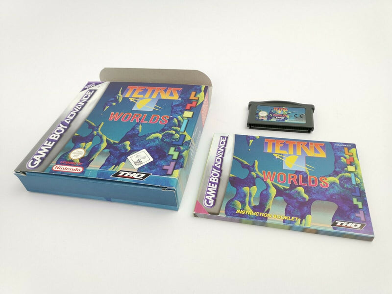 Nintendo Gameboy Advance SP Konsole " Tetris Worlds Pak " Gba | Ovp | Game Boy