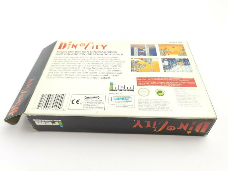 Super Nintendo Game "Dino City" Snes | Original packaging | Pal | Noe