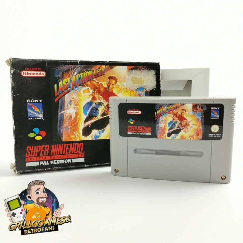 Super Nintendo game "Last Action Hero" SNES | Original packaging | PAL NOE