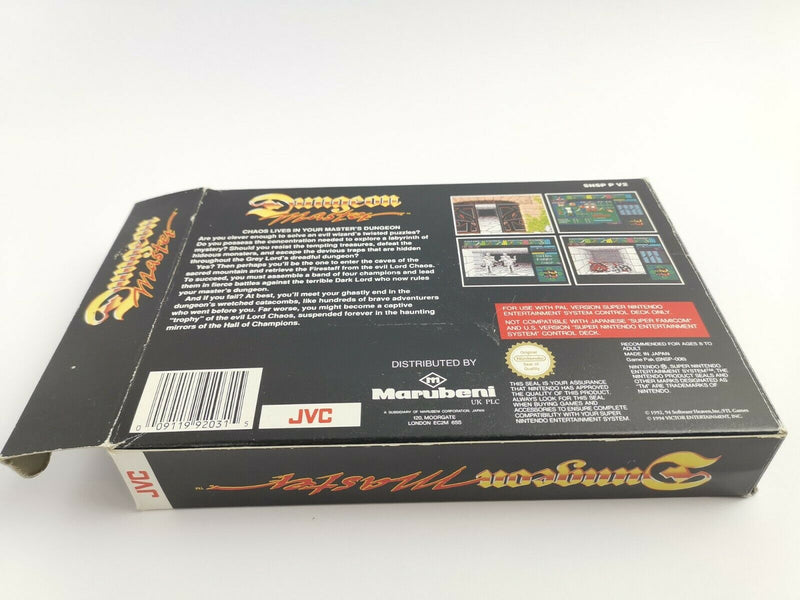 Super Nintendo Spiel " Dungeon Master " Snes | Pal | Ovp | Ukv