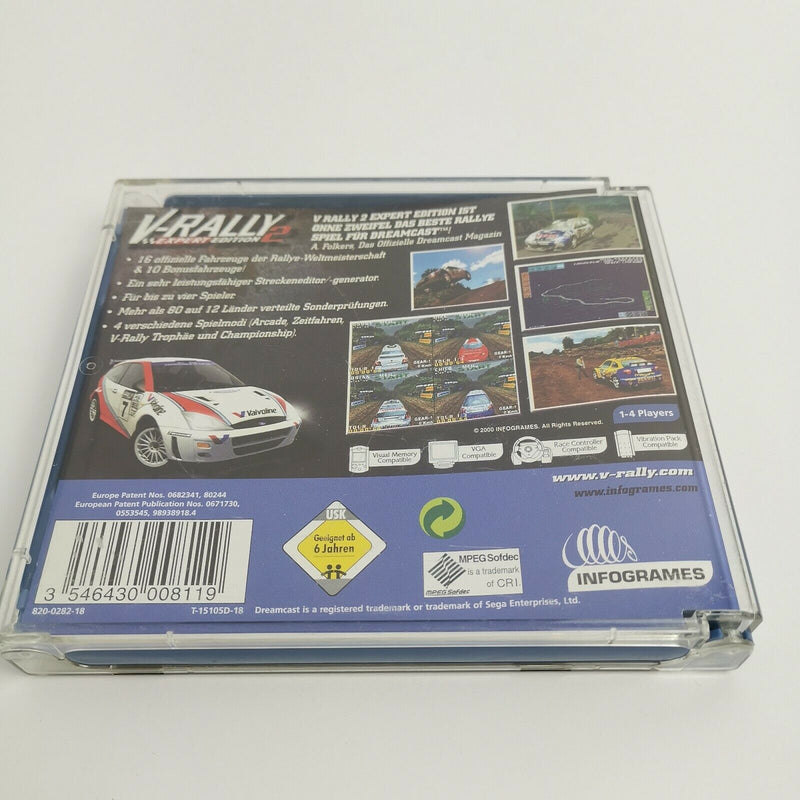 Sega Dreamcast game "V-Rally 2 Expert Edition" DC | Original packaging | PAL | motor race