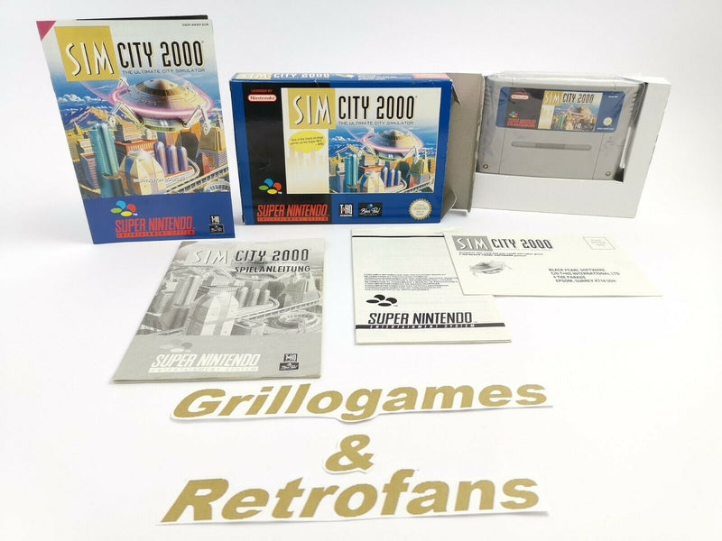 Super Nintendo Spiel " Sim City 2000 " Snes | Ovp | Pal | CIB