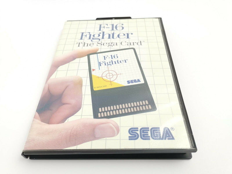 Sega Master System Spiel  " The Sega Card F-16 Fighter " MS | Ovp | Pal