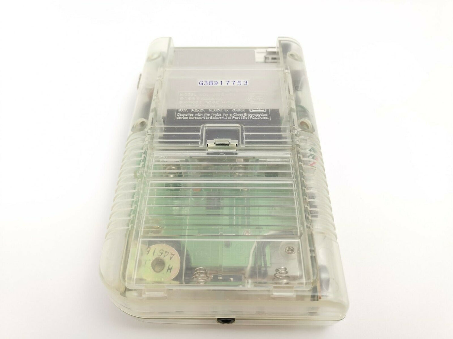 Nintendo Gameboy Classic Transparent Konsolen Bundle, 6 Spiele & Crytal Case [5]