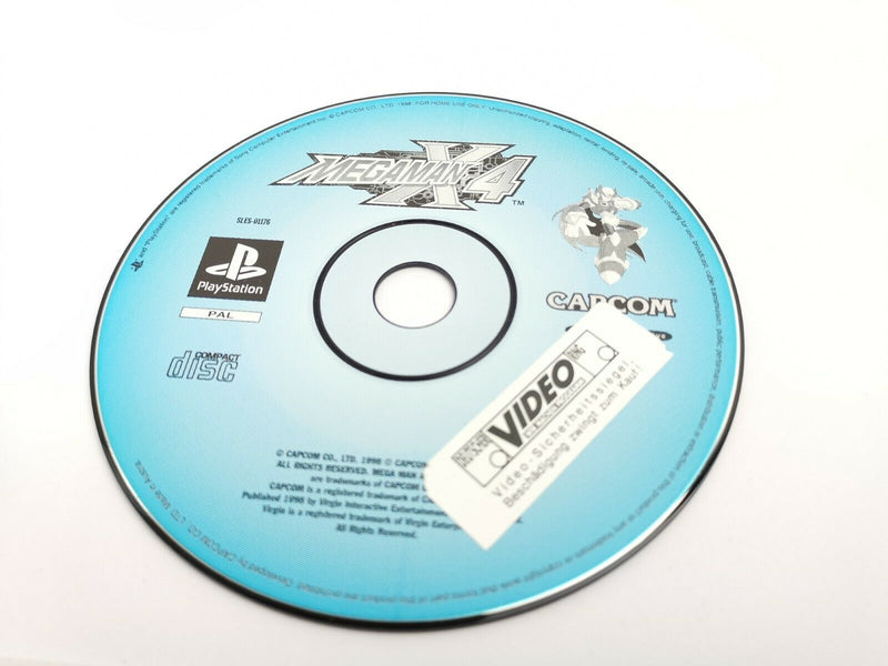 Sony Playstation 1 Spiel " Megaman X4 " PSX | Ps One | Ovp | Pal | Mega Man X 4