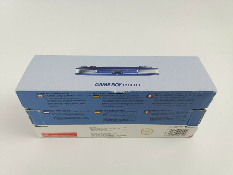 Nintendo Gameboy Micro Blue Blue | Game Boy Micro | Original packaging | PAL handheld