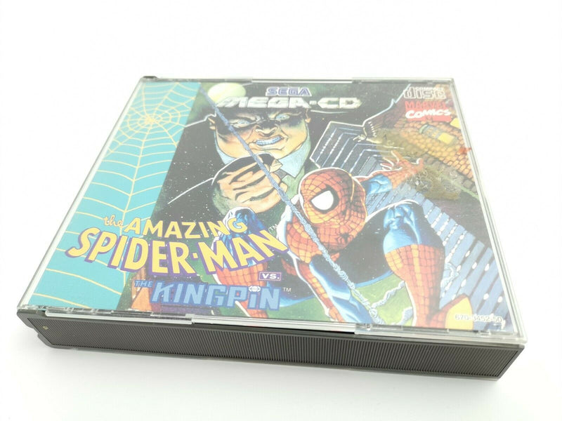 Sega Mega CD Spiel " The Amazing Spider-Man vs.The Kingpin " Pal | Ovp Spiderman