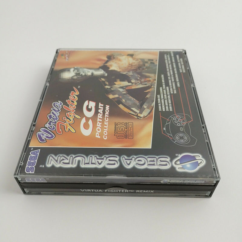 Sega Saturn Spiel " Virtua Fighter Remix + Portrait Disc " Big Box | OVP | PAL