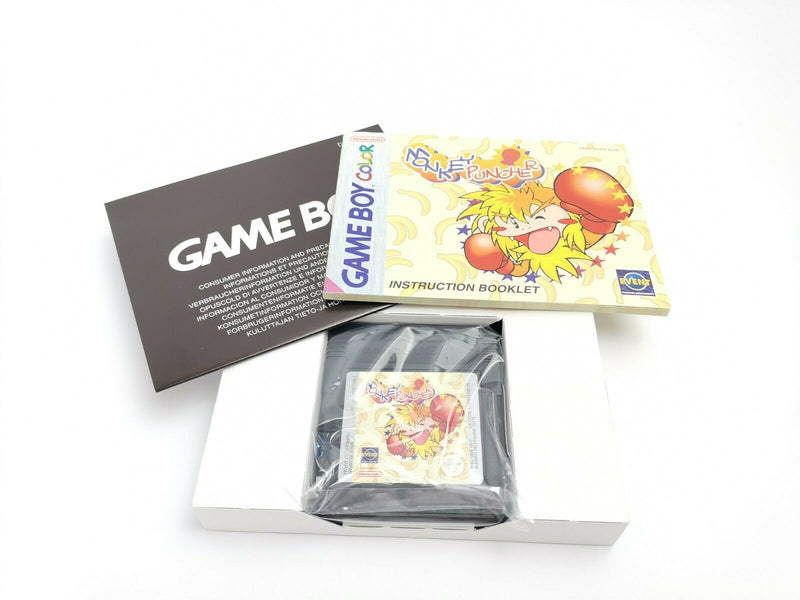 Nintendo Gameboy Color game "Monkey Puncher" original packaging | Pal | GBC