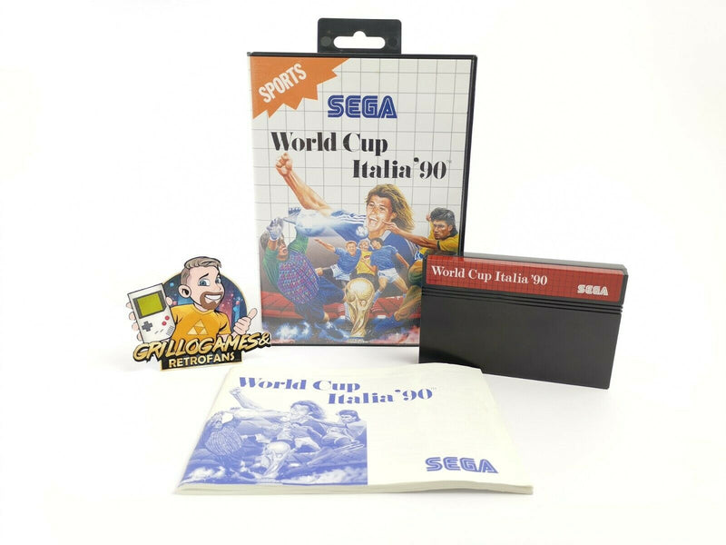 Sega Master System game "World Cup Italia 90" MasterSystem | Original packaging | PAL