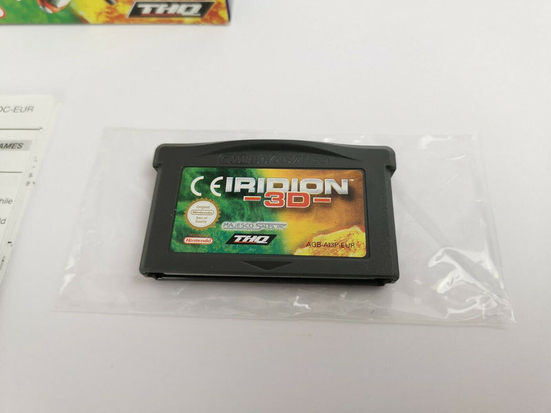 Nintendo Gameboy Advance Game "Iridion 3D" Game Boy GBA | Original packaging | PAL EUR