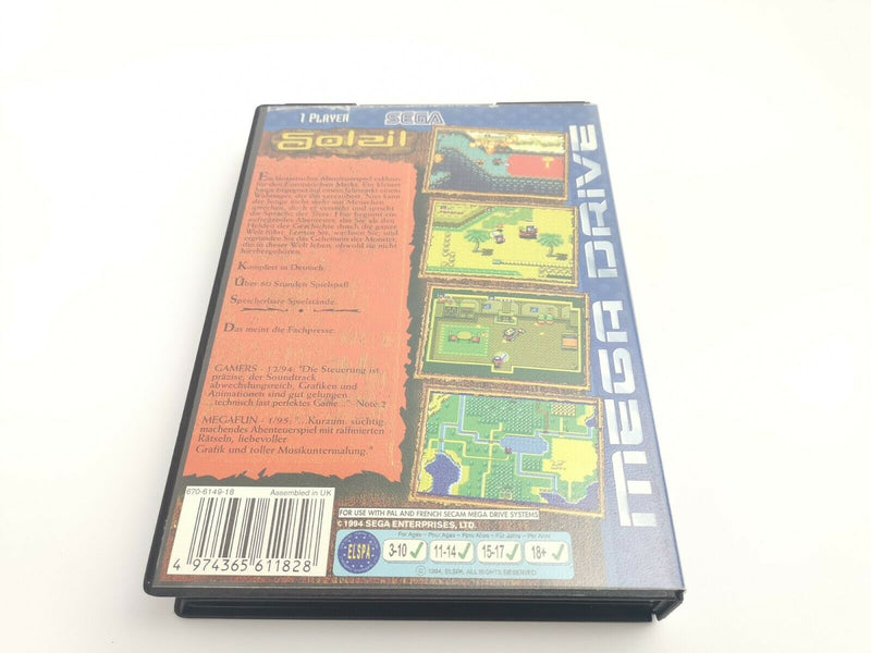 Sega Mega Drive game "Soleil" MD | Pal | Original packaging | Megadrive