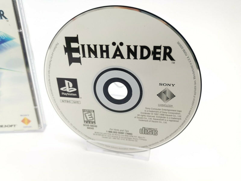 Sony Playstation 1 Spiel " Einhänder " Ps1 | Ntsc | Ovp | Psx | Squaresoft