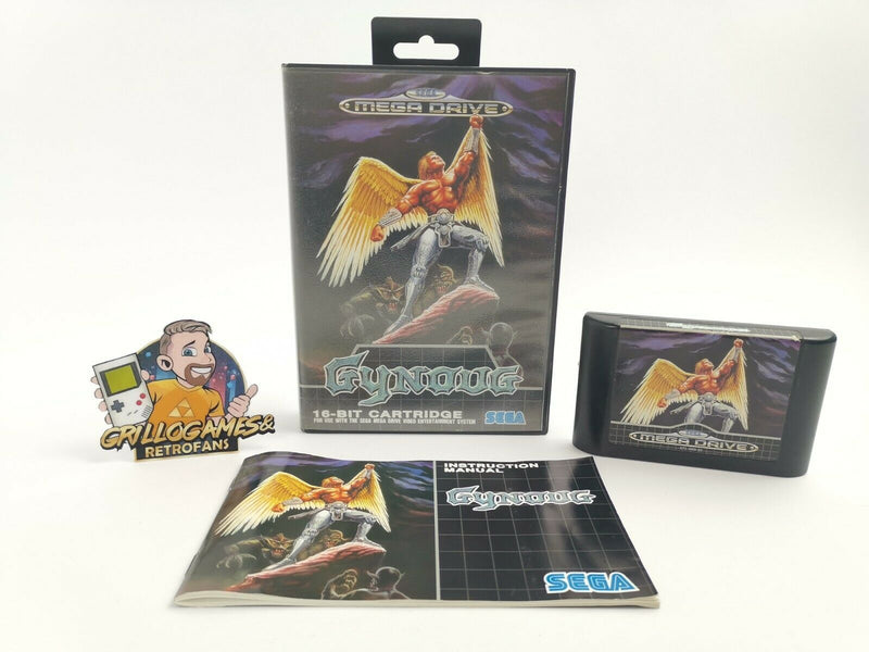 Sega Mega Drive game "Gynoug" | Pal | Original packaging | Sega MD