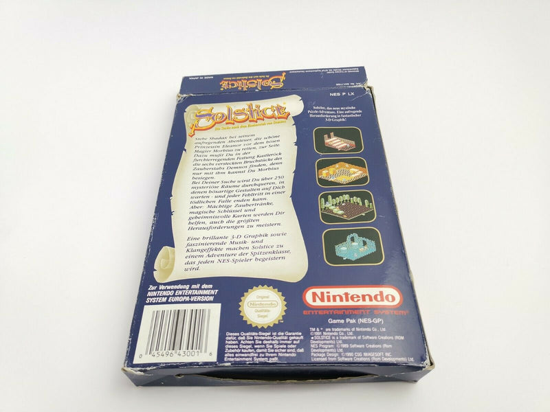 Nintendo Entertainment System Spiel " Solstice " NES | OVP | PAL-B NOE