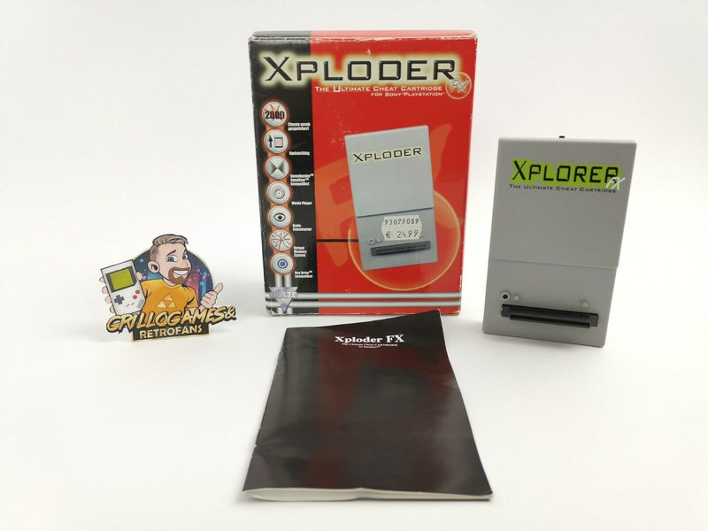 Sony Playstation 1 Zubehör " Xploder The Ultimate Cheat Cartridge " Blaze | Ovp