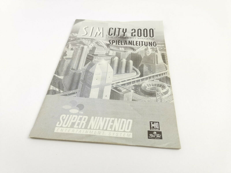 Super Nintendo Spiel " Sim City 2000 " Snes | Ovp | Pal | CIB