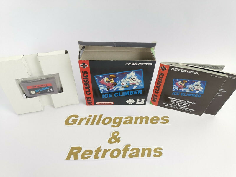 Nintendo Gameboy Advance Spiel " Ice Climber " GBA | Ovp | Nes Classics