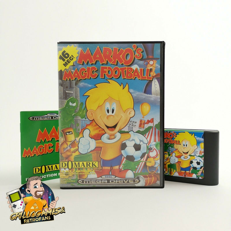 Sega Mega Drive Spiel " Markos Magic Football " MD MegaDrive | OVP | PAL 16-Bit