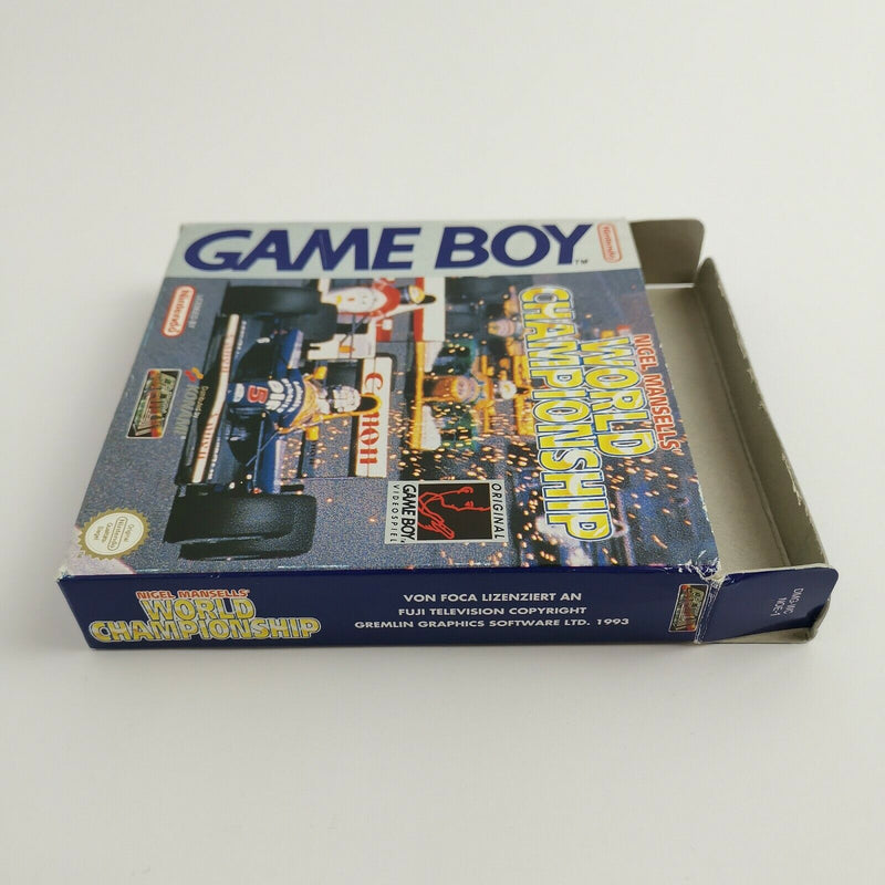 Nintendo Gameboy Classic Spiel " Nigel Mansell´s World Championship " OVP PAL