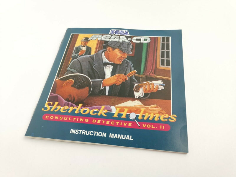 Sega Mega CD game "Sherlock Holmes" MegaCD | MC | Original packaging | Pal