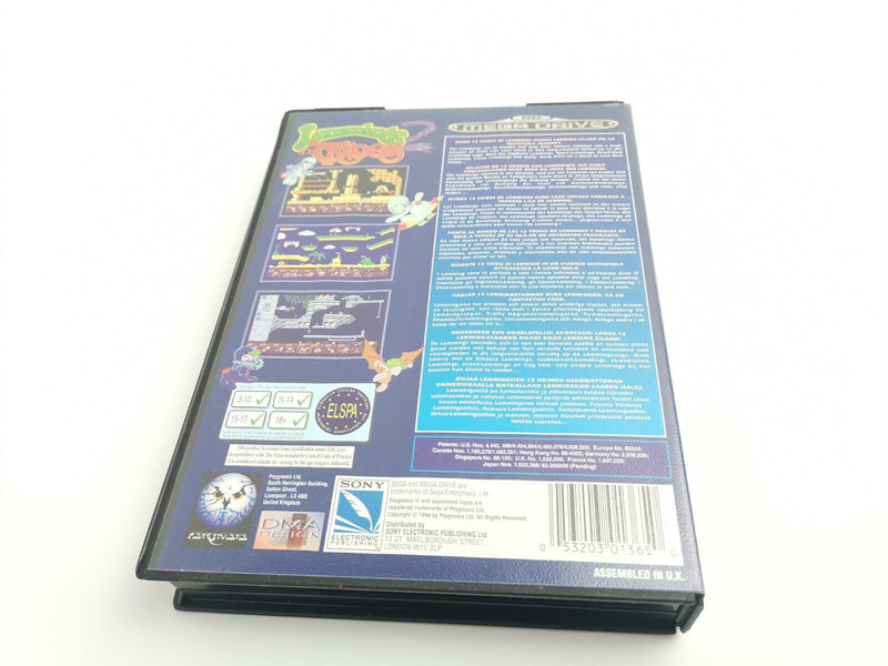 Sega Mega Drive Spiel " Lemmings 2 The Tribes " MD | Megadrive | Ovp | Pal