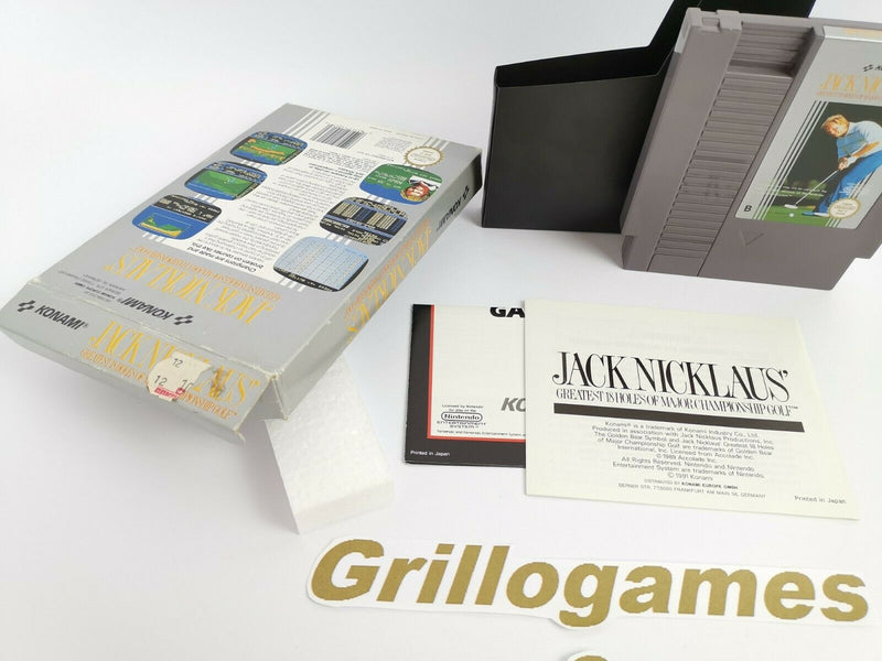 Nintendo Entertainment System game "Jack Nicklaus Golf" | Original packaging | Nope