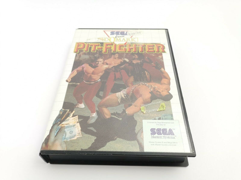Sega master system game "Pit Fighter" original packaging | Pal