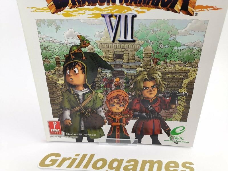 Sony Playstation 1 Official Strategy Guide " Dragon Warrior VII 7 " Ps1 | Ntsc
