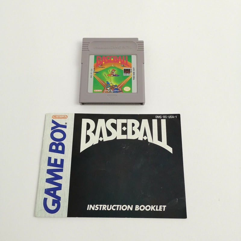 Nintendo Gameboy Classic Spiel " Baseball + Manual " Game Boy | Modul | NTSC USA