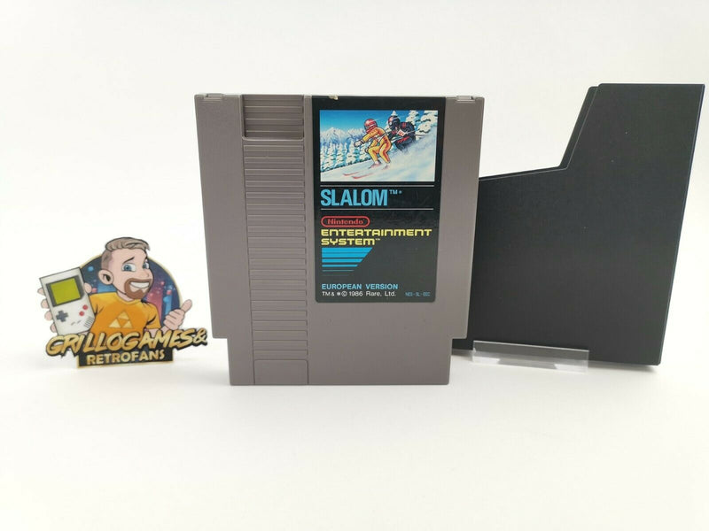 Nintendo Entertainment System Spiel " Slalom " NES | Bienengräber | Modul