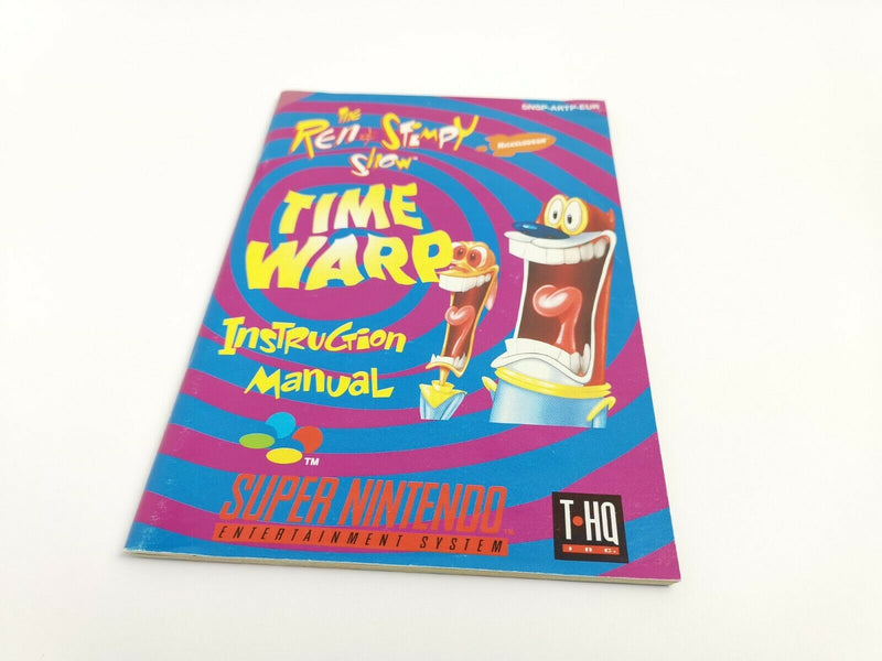 Super Nintendo Game "The Ren &amp; Stimpy Show Time Warp" Snes | Original packaging | Pal | CIB