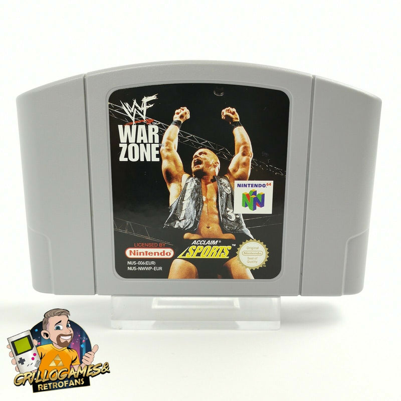 Nintendo 64 game "WWF War Zone" N64 | Module | PAL wrestling