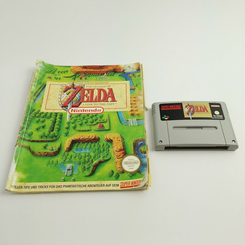 Super Nintendo Spiel The Legend of Zelda a link to the Past + Spieleberater SNES